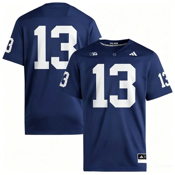Penn State Nittany Lions #13 Tony Rojas2026 Adidas Navy Football Game Jersey 