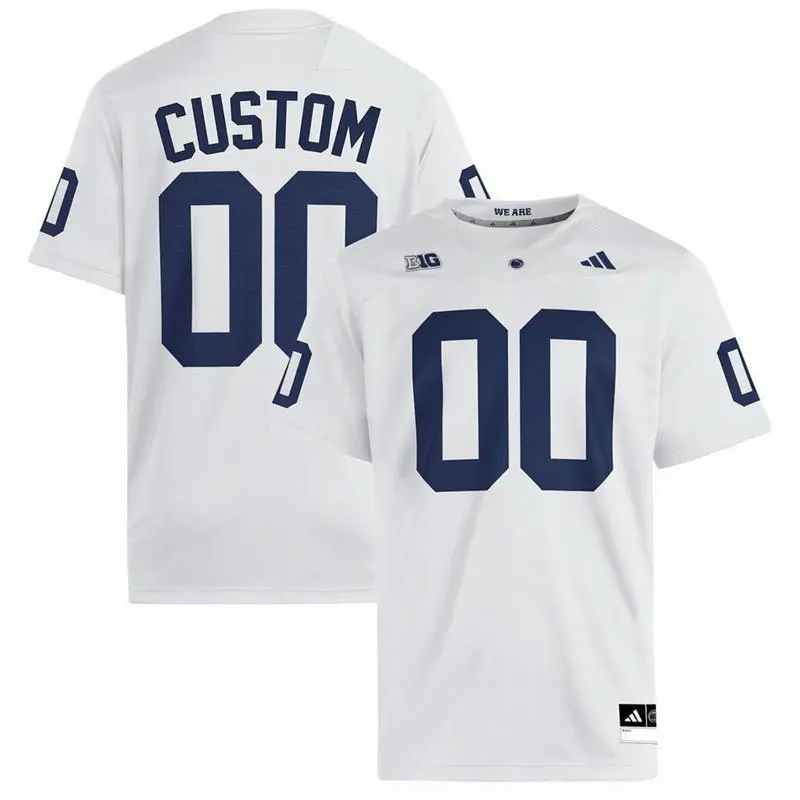 Penn State Nittany Lions Custom 2026 Adidas White Football Jersey