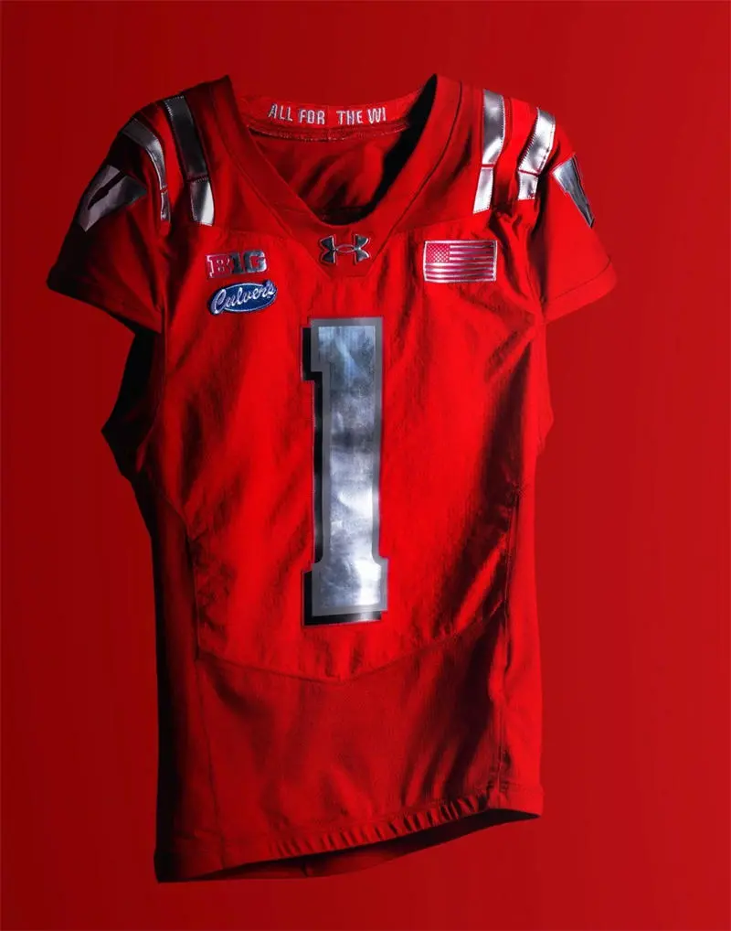 Wisconsin Badgers Custom 2026 Lambeau Field Collection Football Jersey