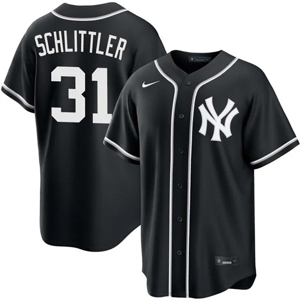 Men's New York Yankees #31 Cam Schlittler 2026 Black Carbon Fashion Limited Jersey