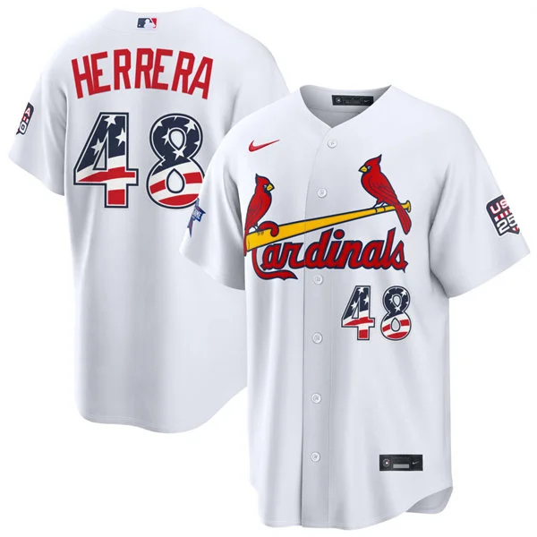 Men's St. Louis Cardinals #48 Ivan Herrera Nike White 2026 All-Star Edition Stars & Stripes Stadium Jersey