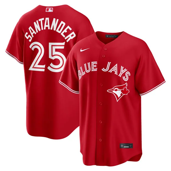 Mens Toronto Blue Jays #25 Anthony Santander Nike Red Alternate Limited Jersey