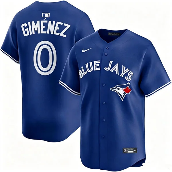 Mens Toronto Blue Jays #0 Andres Gimenez Nike Royal Alternate Limited Jersey