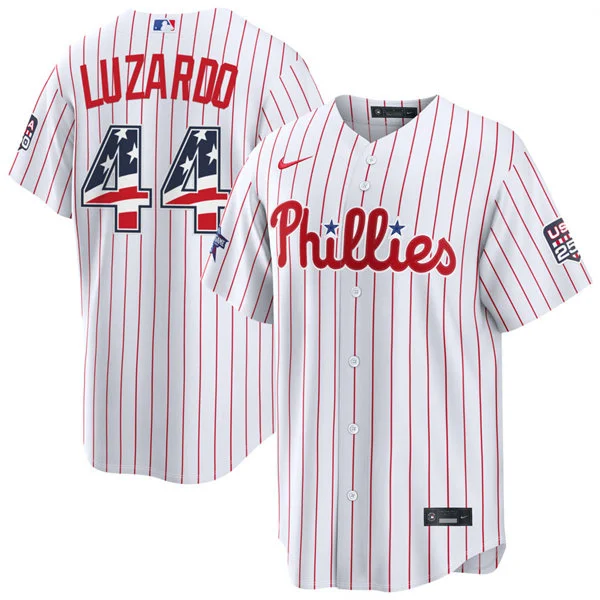 Mens Philadelphia Phillies #44 Jesus Luzardo Nike White 2026 All-Star Edition Stars & Stripes Stadium Jersey