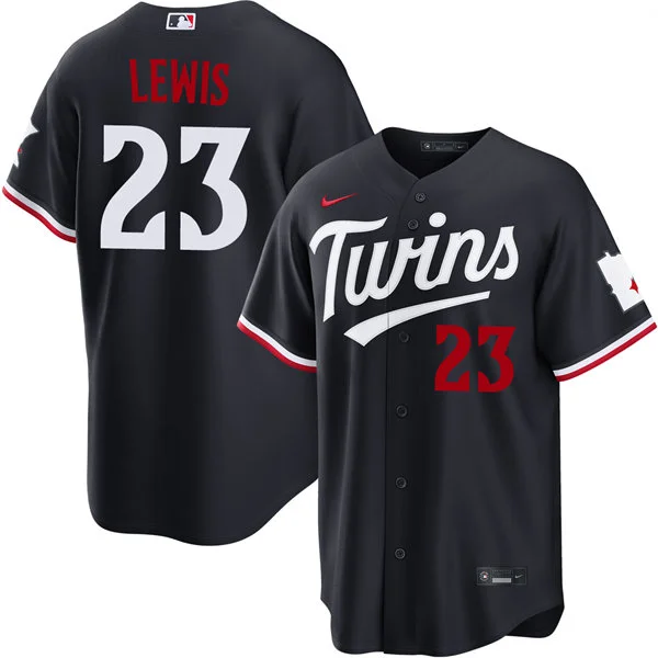 Mens Minnesota Twins #23 Royce Lewis Nike 2026 Navy Twins Alternate Limited Jersey