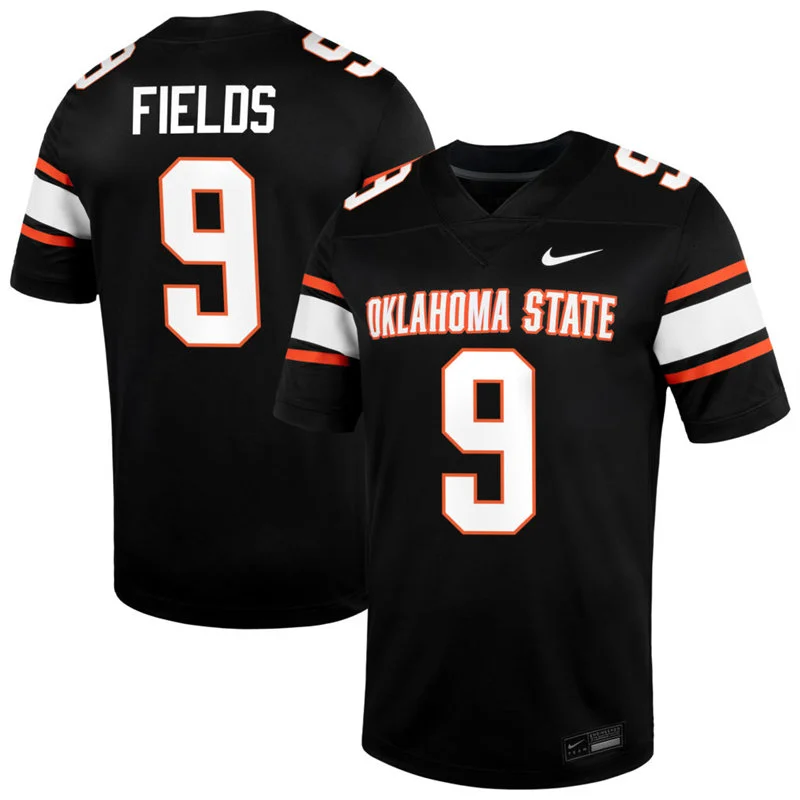 Oklahoma State Cowboys #9 LaDainian Fields Nike 2026 Black College Football Jersey
