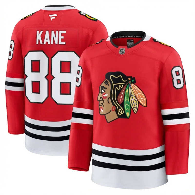 Mens Chicago Blackhawks #88 Patrick Kane Fanatics Home Red Jersey