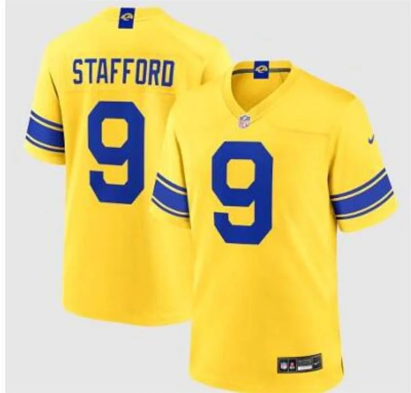 Youth Los Angeles Rams #9 Matthew Stafford 2026 Nike Classic Sol Limited Jersey