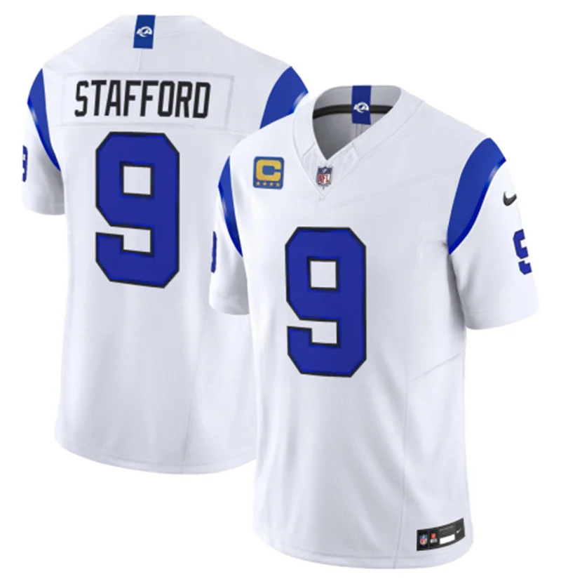 Youth Los Angeles Rams #9 Matthew Stafford Nike Fearsome White Limited Jersey