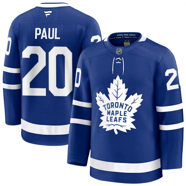 Men's Toronto Maple Leafs #20 Nick Paul Fanatics Home Blue Premium Jersey