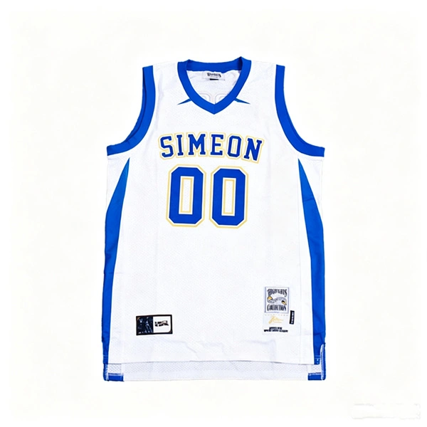 Simeon Wolverines HIGH SCHOOL BASKETBALL Custom JERSEY White
