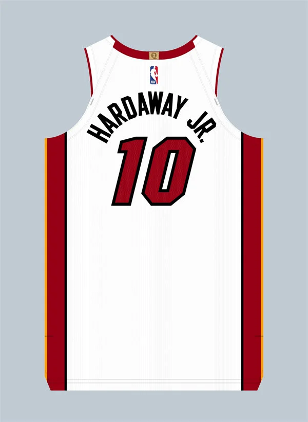 Mens Miami Heat #10 Tim Hardaway Jr. Nike White Association Edition Swingman Jersey