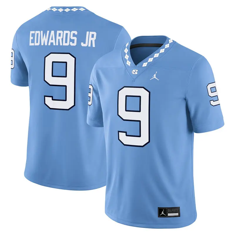 North Carolina Tar Heels #9 Billy Edwards Jr. 2026 Blue F.U.S.E. College Football Game Jersey