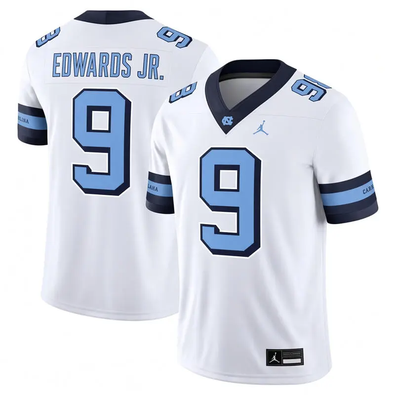 North Carolina Tar Heels #9 Billy Edwards Jr. White Alternate Retro Limited Jersey