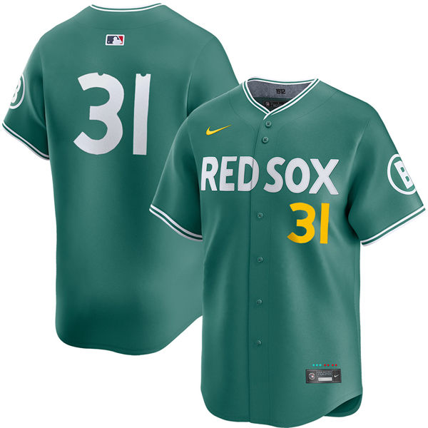 Mens Boston Red Sox #31 Adley Rutschman Green City Connect 2.0 Vapor Limited Jersey