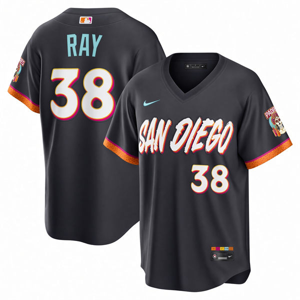 Mens San Diego Padres #38 Robbie Ray Nike 2026 Obsidian City Connect Limited Jersey