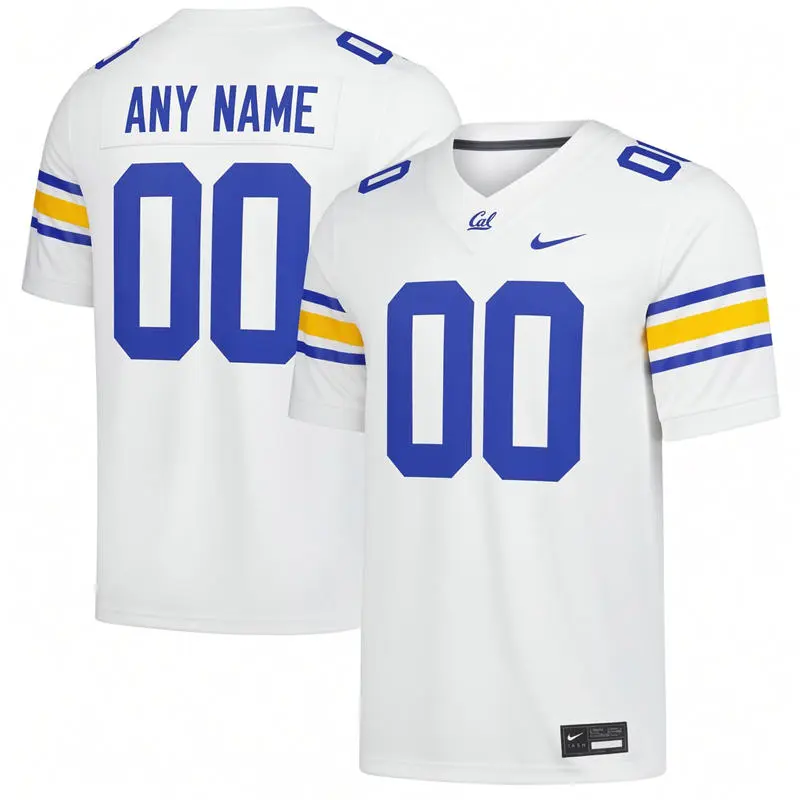 California Golden Bears Custom 2026 White Throwback Football Jersey