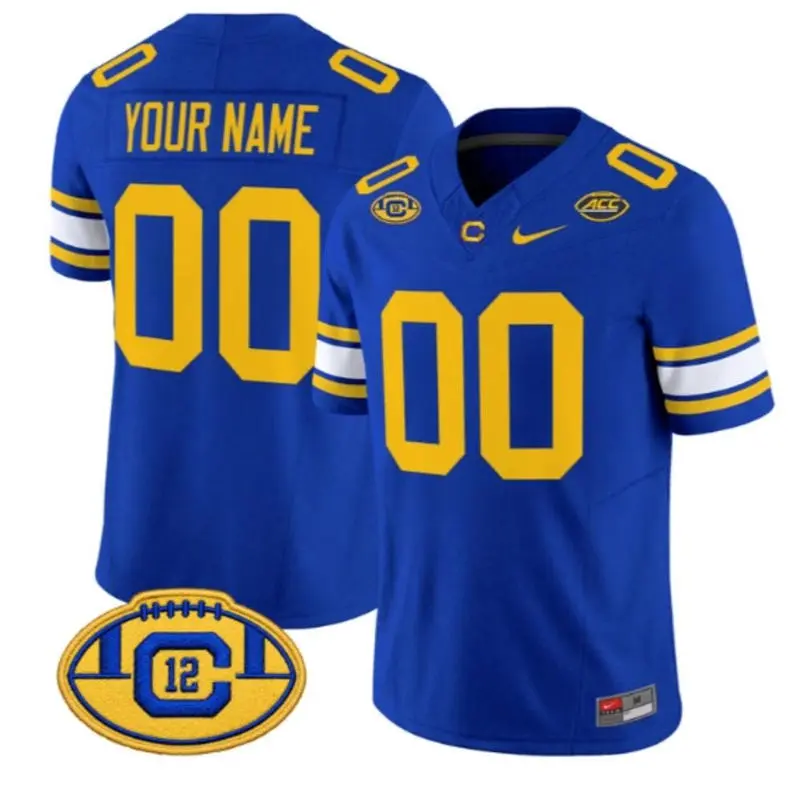 California Golden Bears Custom 2026 Royal Throwback Football Jersey
