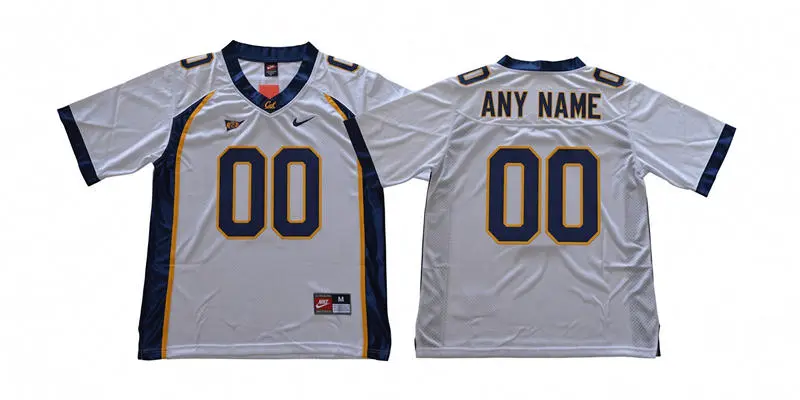 California Golden Bears Custom 2004 PAC10 White Football Retro Jersey