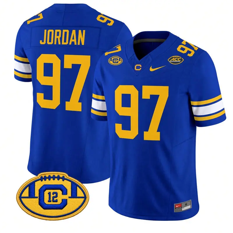 California Golden Bears #97 Cameron Jordan 2026 Royal Alternate Throwback Football Jersey