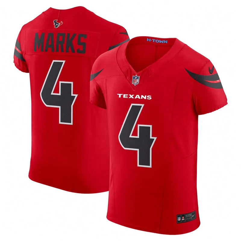 Men's Houston Texans #4 Woody Marks Nike Red Alternate F.U.S.E. Limited Jersey