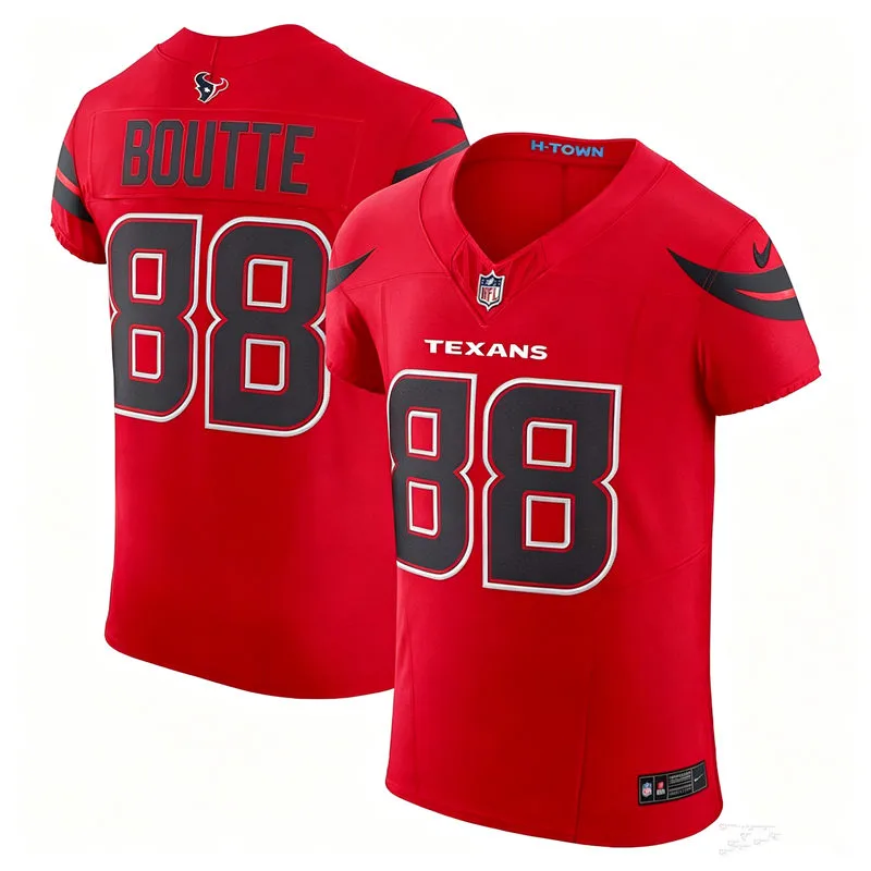 Men's Houston Texans #88 Kayshon Boutte Nike Red Alternate F.U.S.E. Limited Jersey