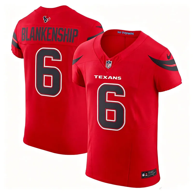 Men's Houston Texans #6 Reed Blankenship Nike Red Alternate F.U.S.E. Limited Jersey