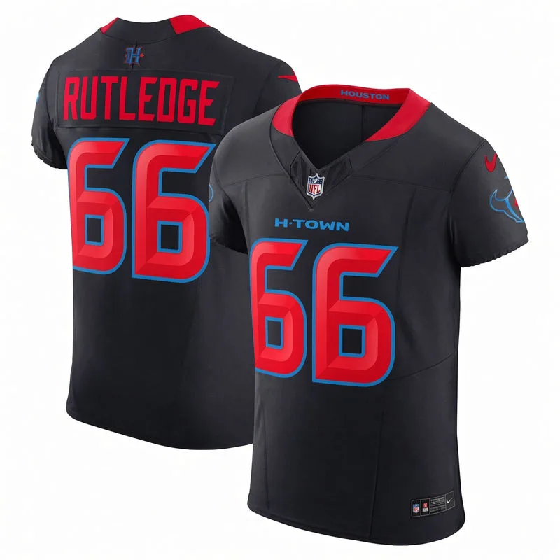 Men's Houston Texans #66 Keylan Rutledge Nike Navy Red 2nd Alternate H-Town F.U.S.E. Limited Jersey
