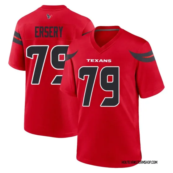 Men's Houston Texans #79 Aireontae Ersery Nike Red Alternate F.U.S.E. Limited Jersey