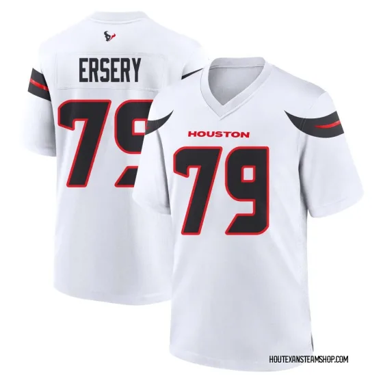 Men's Houston Texans #79 Aireontae Ersery Nike White Vapor F.U.S.E. Limited Jersey