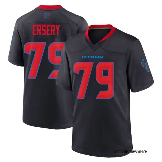 Men's Houston Texans #79 Aireontae Ersery Nike Navy Red 2nd Alternate H-Town F.U.S.E. Limited Jersey