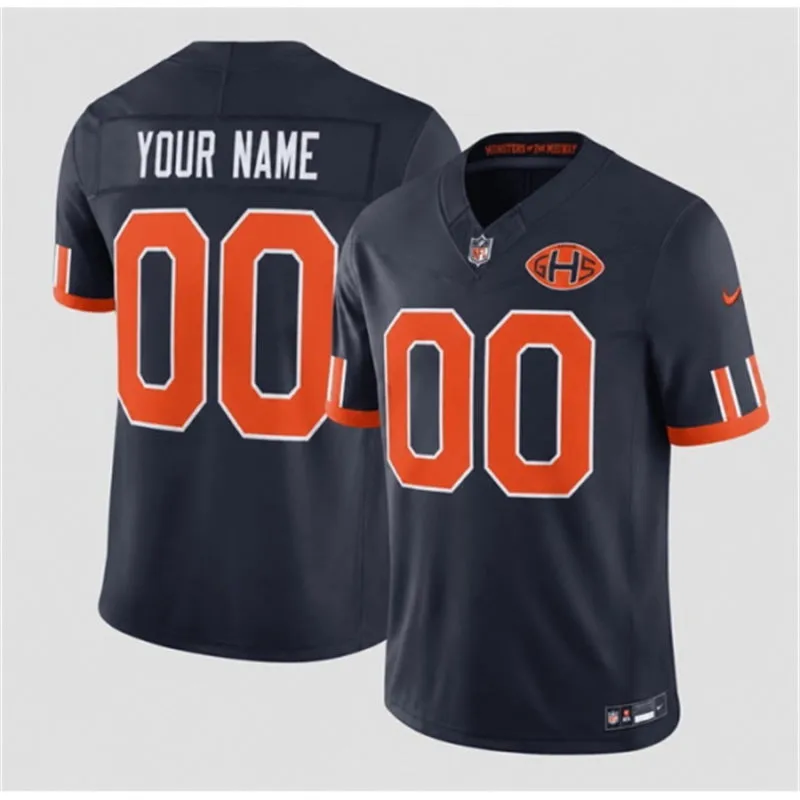 Chicago Bears Custom Navy 2026 F.U.S.E Rivalries Collection Limited Jersey