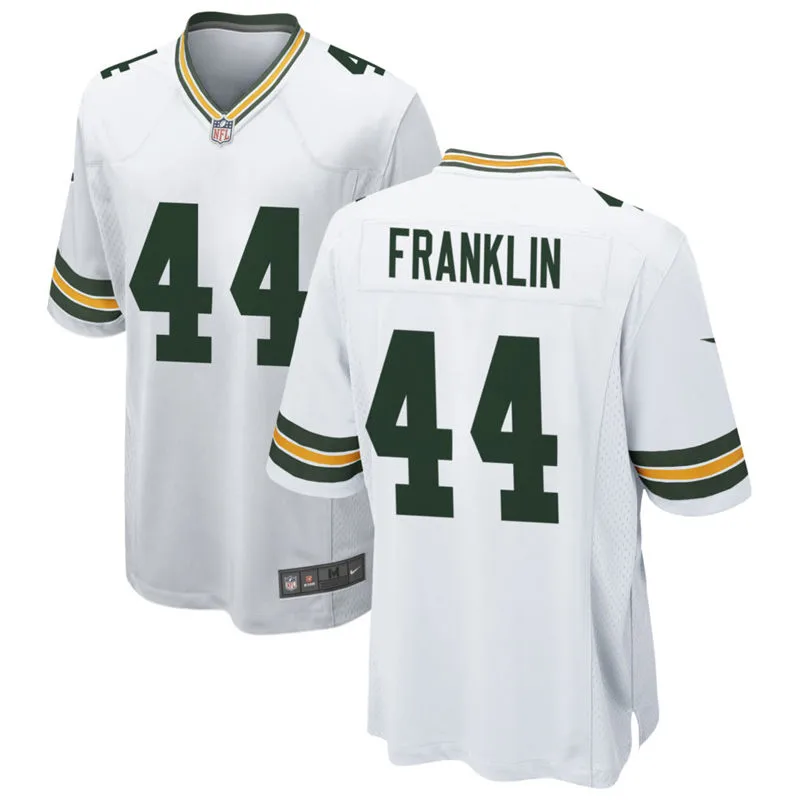 Mens Green Bay Packers #44 Zaire Franklin Nike White F.U.S.E. Vapor Limited Jersey