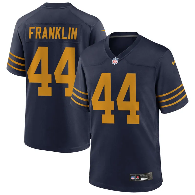 Mens Green Bay Packers #44 Zaire Franklin Nike Navy The 1923 Classic Game Jersey