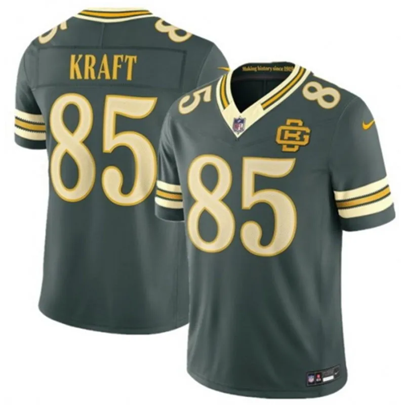 Mens Green Bay Packers #85 Tucker Kraft Green 2026 F.U.S.E. Rivalries Collection Limited Jersey