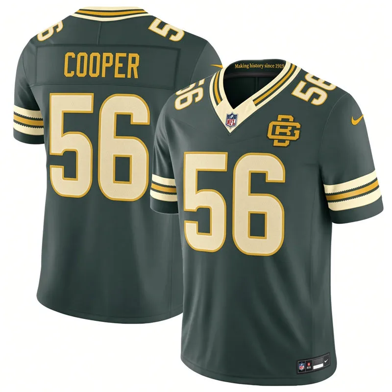 Mens Green Bay Packers #56 Edgerrin Cooper Green 2026 F.U.S.E. Rivalries Collection Limited Jersey