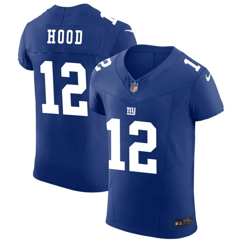 Men's New York Giants #12 Colton Hood Nike Royal Vapor F.U.S.E. Limited Jersey