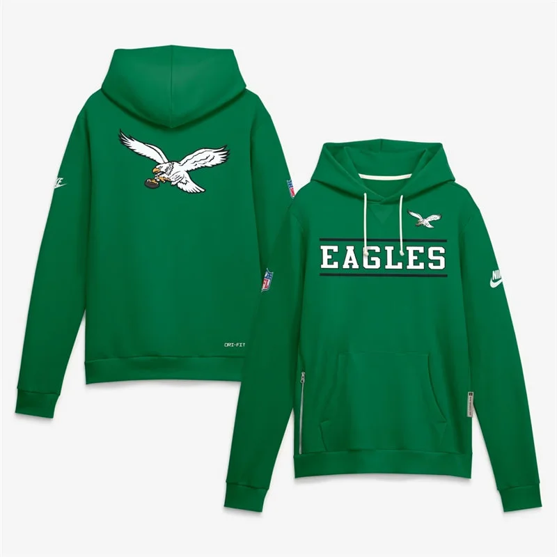 Philadelphia Eagles Kelly Green Nike Standard Issue Replay Alternate Hoodie