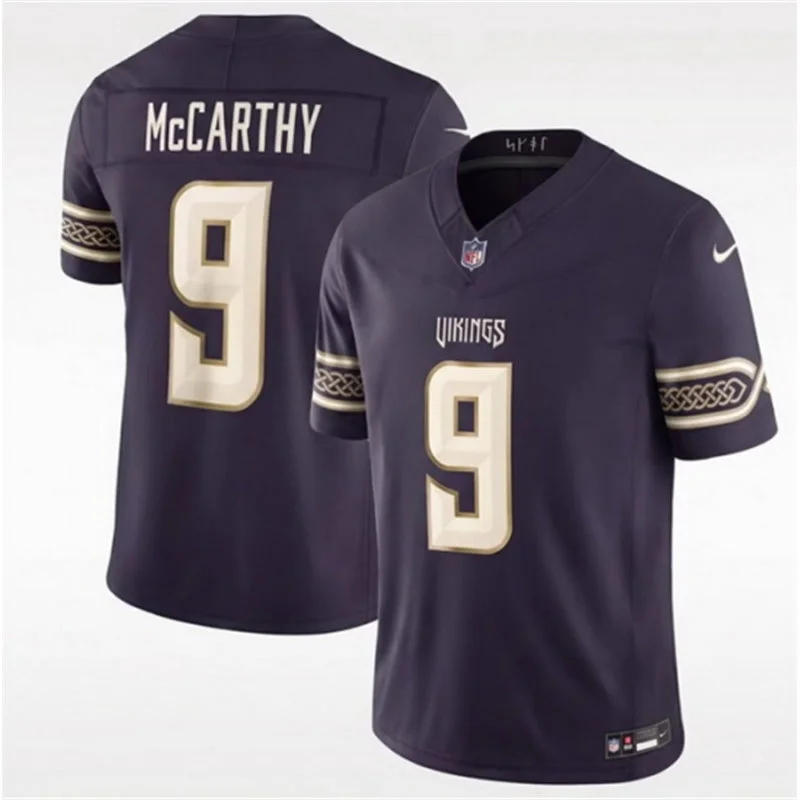 Men's Minnesota Vikings #9 J. J. McCarthy Purple 2026 F. U. S. E. Rivalries Collection Limited Jersey