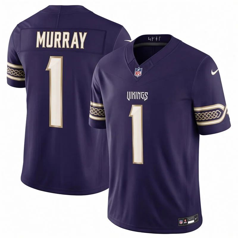 Men's Minnesota Vikings #1 Kyler Murray Purple 2026 F. U. S. E. Rivalries Collection Limited Jersey