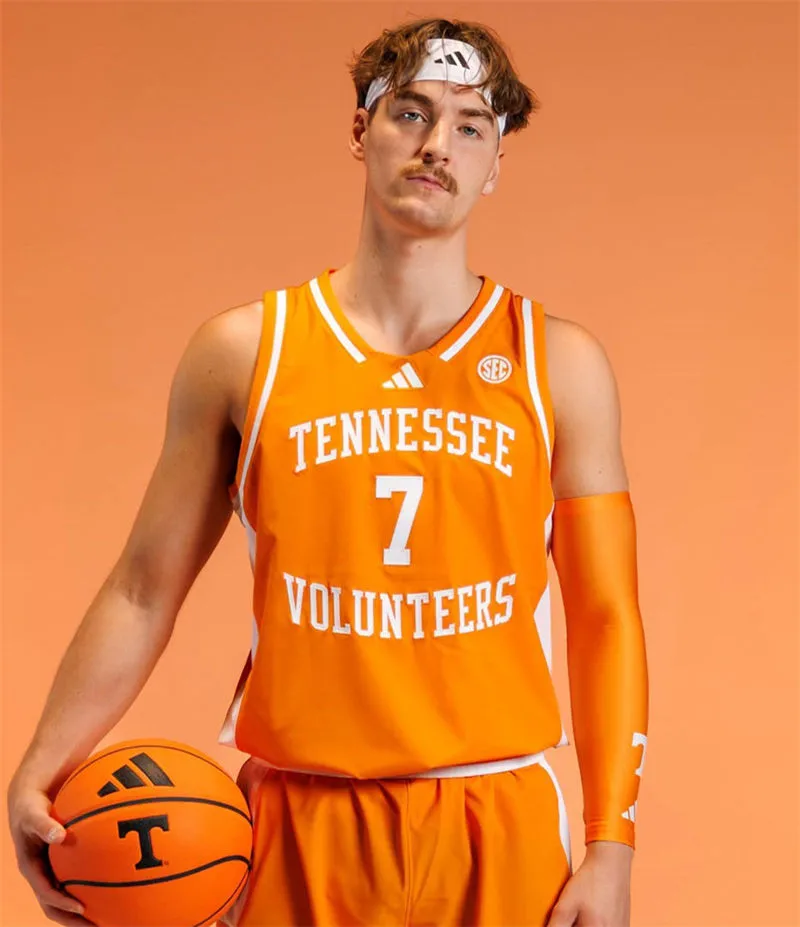Tennessee Volunteers #7 Tyler Lundblade 2026 Adidas Orange Basketball Game Jersey Tennessee Volunteers #7 Tyler Lundblade 2026 Adidas Orange Basketball Game Jersey