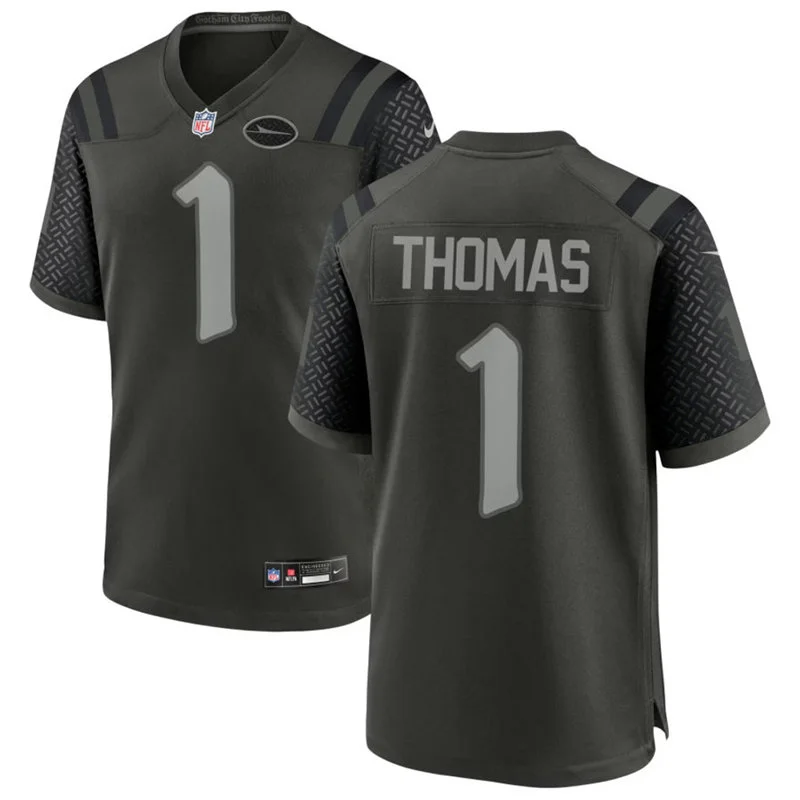 Men's New York Jets #1 Azareye'h Thomas Gotham Green Rivalries Collection Limited Jersey