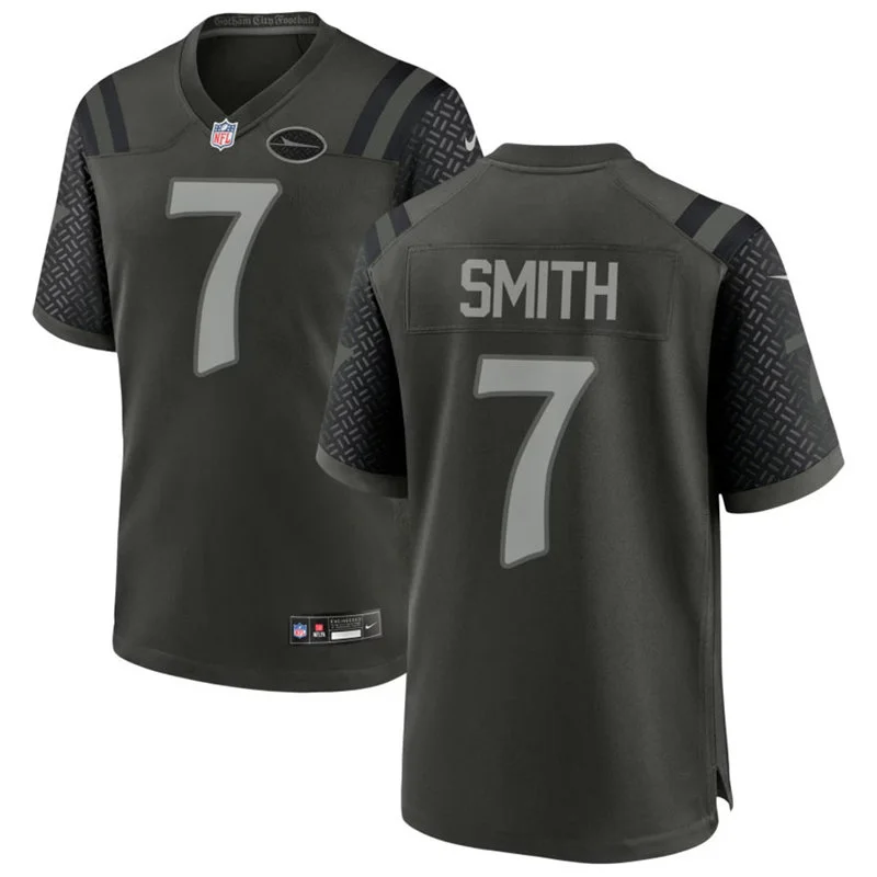 Men's New York Jets #7 Geno Smith Gotham Green Rivalries Collection Limited Jersey
