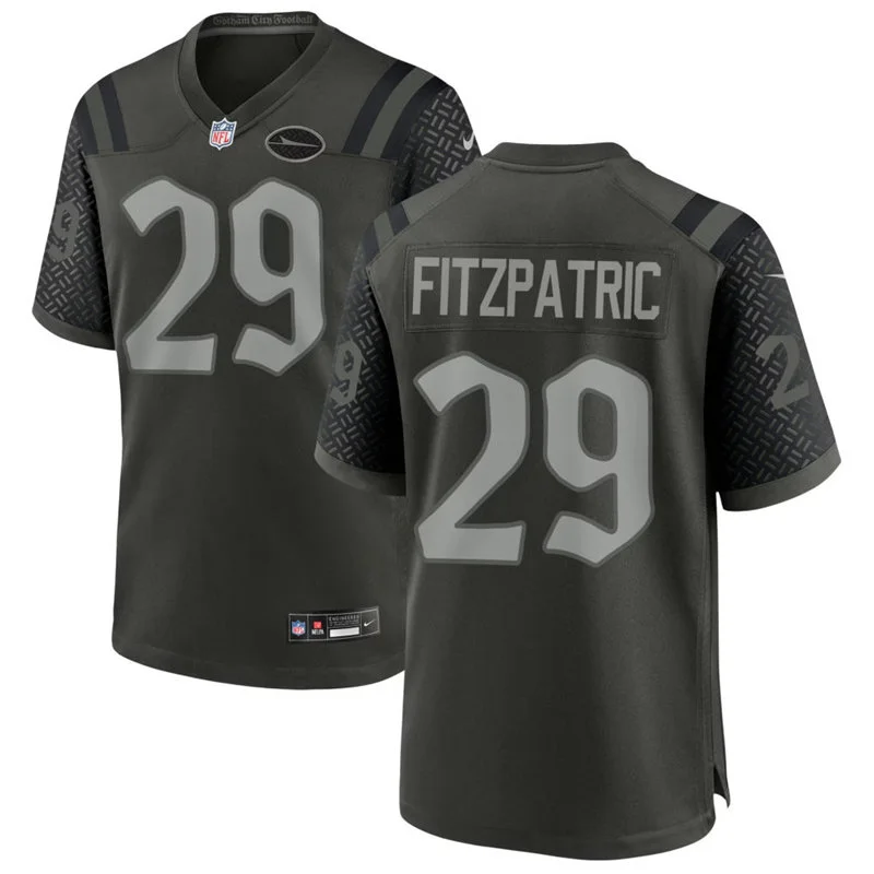 Men's New York Jets #29 Minkah Fitzpatrick Gotham Green Rivalries Collection Limited Jersey