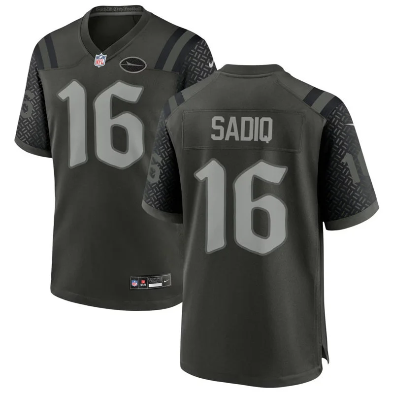 Men's New York Jets #16 Kenyon Sadiq Gotham Green Rivalries Collection Limited Jersey