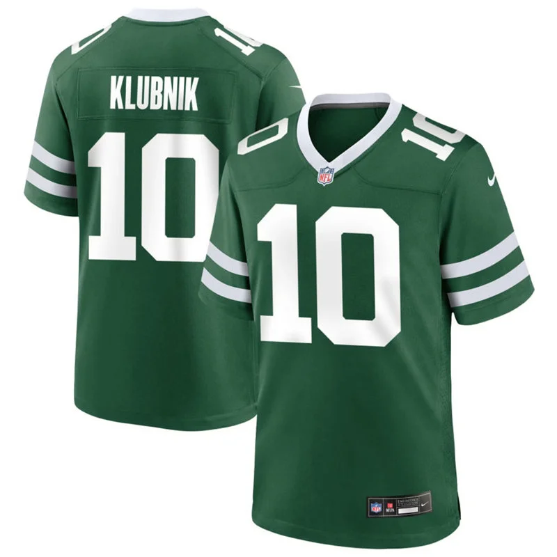 Men's New York Jets #10 Cade Klubnik Nike Green Vapor Legacy F.U.S.E. Limited Jersey