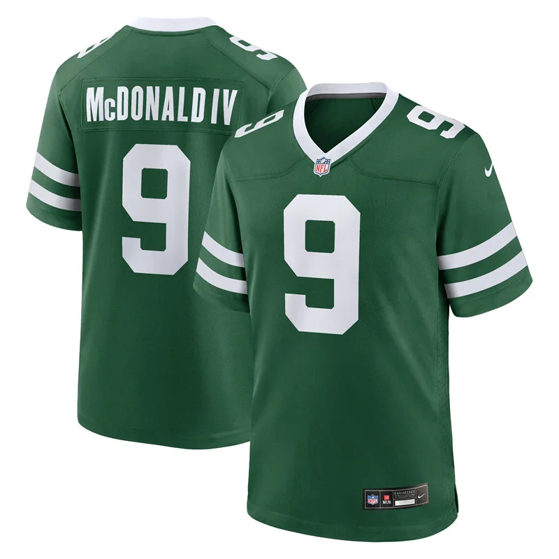 Men's New York Jets #9 Will McDonald IV Nike Green Vapor Legacy F.U.S.E. Limited Jersey
