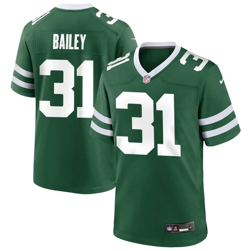 Men's New York Jets #31 David Bailey Nike Green Vapor Legacy F.U.S.E. Limited Jersey