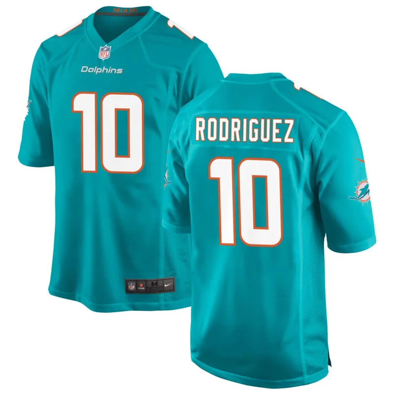 Mens Miami Dolphins #10 Jacob Rodriguez Nike Aqua F.U.S.E. Vapor Limited Jersey