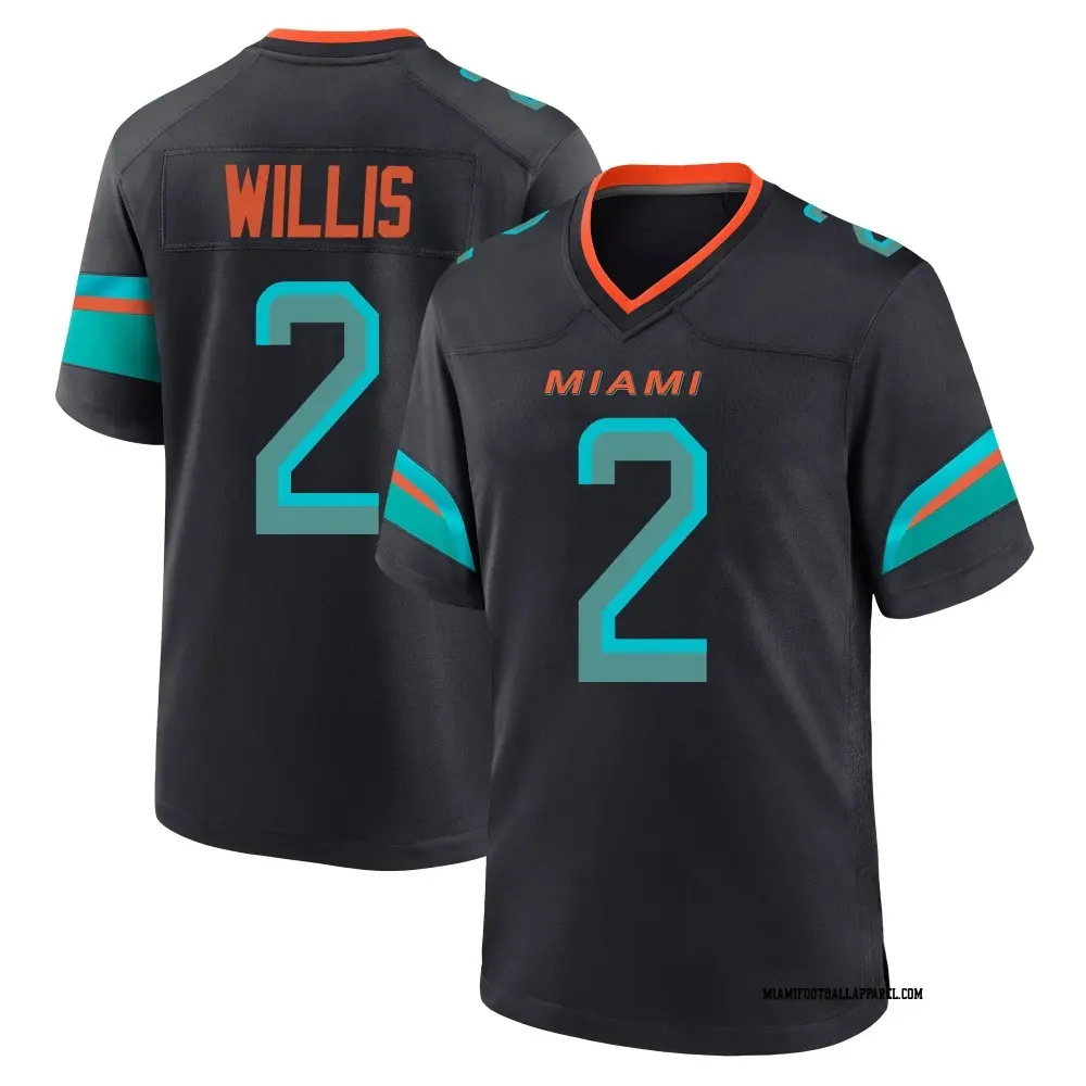 Mens Miami Dolphins #2 Malik Willis Pitch Blue Rivalries Collection Limited Jersey